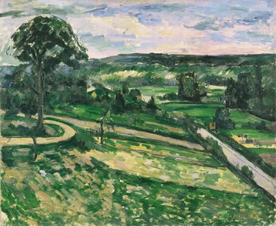 El árbol en la curva de Paul Cézanne